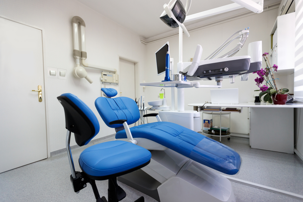 Brand New Dental Exam Room with High Tech equipment.
