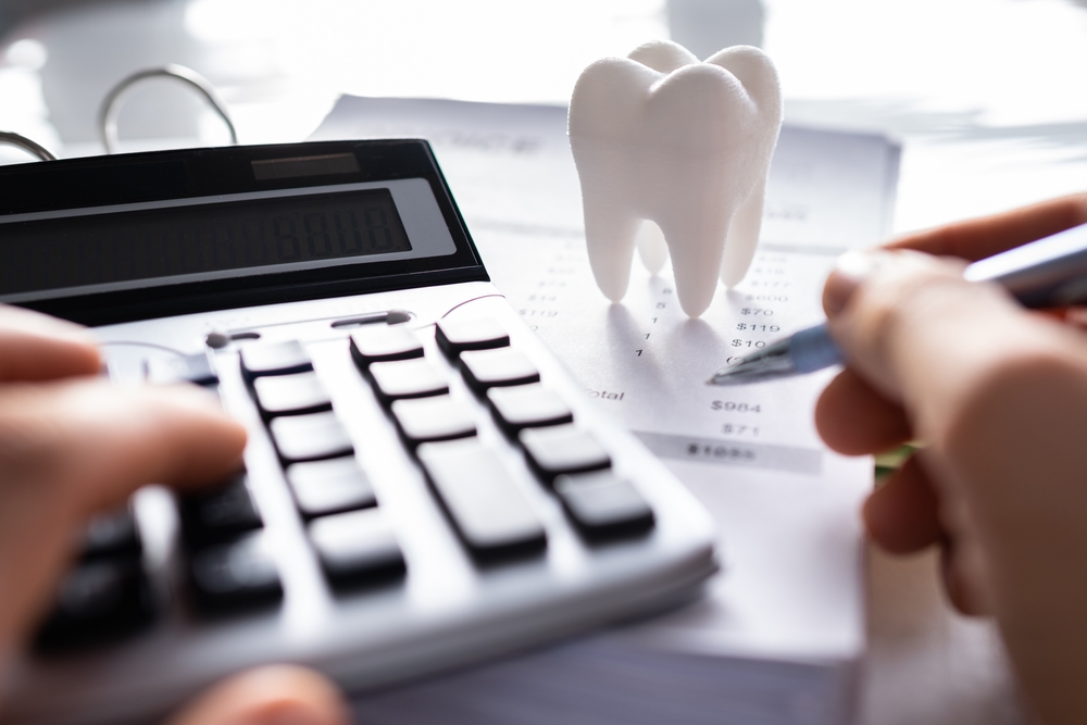 Dental Insurance Money. Dentist Service Desk And Implant Money